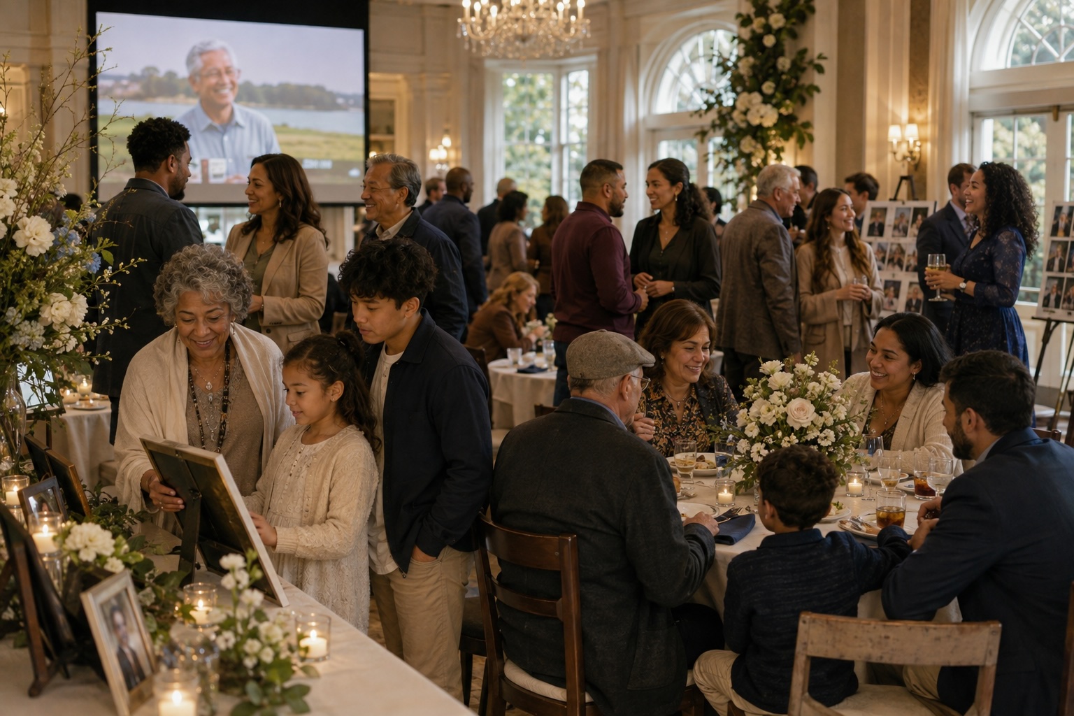 A meaningful celebration of life gathering